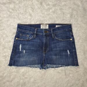 Frame Denim Cutoff Micro Jean Shorts 28 / 6